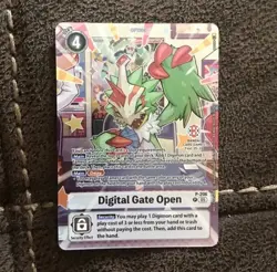 Digimon Card Game Digital Gate Open Bandai Card Fest 25-26 Promo Foil - Image 1