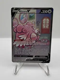 Pokemon TCG Blissey v 183/198 Chilling Reign 2021 Alt Art Holo Rare Card - Image 1