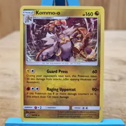 Kommo-o Holo 54/70 Dragon Majesty Sun & Moon Pokemon Card - Image 1