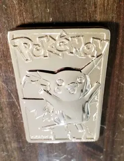 1999 Pokemon Pikachu 24K Gold Plated Trading Card Burger King - Image 4