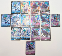 Lot of 15 Pokemon TCG Cards Ice Shadow Rider Calyrex V VMAX Trainer Gallery JP - Image 1