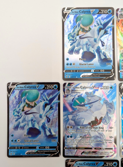 Lot of 15 Pokemon TCG Cards Ice Shadow Rider Calyrex V VMAX Trainer Gallery JP - Image 2