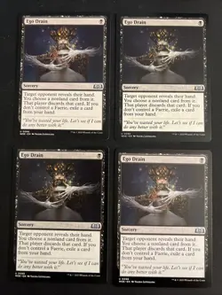 4x Ego Drain (0086) Wilds of Eldraine LP MTG Magic the Gathering x4 P{layset MKE - Image 1