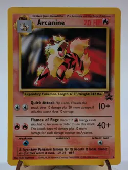Pokemon TCG Arcanine Black Star Promo #6 Regular Promo Card - Image 1