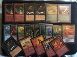 MTG KOREAN Visions Squandered Resources Undiscovered Paradise etc + Bonus - Image 1