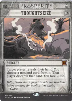 Thoughtseize M Outlaws of Thunder Junction: Breaking News 20 NM - Image 1