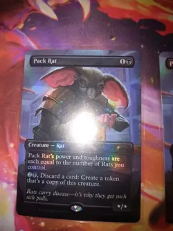 Pack Rat (1307) (Rainbow Foil) - Secret Lair Drop x2 - Image 2