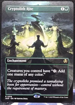 Cryptolith Rite #316 Innistrad Remastered Borderless Regular Rare - Image 1
