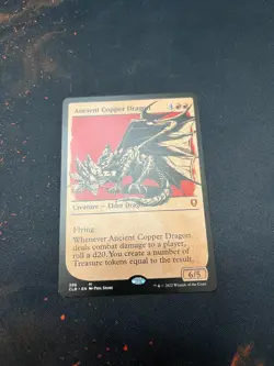 Ancient Copper Dragon (Showcase) Commander Legends: Battle for Baldur's Gate... - Image 1