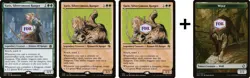 1x - Varis, Silverymoon Ranger - [SELECT] + Wolf Token - Forgotten Realms NM MTG - Image 1
