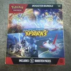 Surging Sparks Booster Bundle Pokemon TCG Scarlet & Violet New Sealed 6 Packs - Image 1