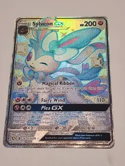 Sylveon GX SV76/SV94 - Hidden Fates: Shiny Vault Holo - Pokemon TCG 2019 - Image 1