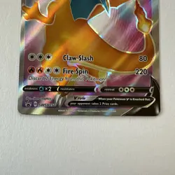 2020 Pokemon Champions Path Elite Black Star Promo Charizard V #SWSH050 NM - Image 3