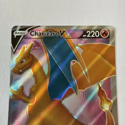 2020 Pokemon Champions Path Elite Black Star Promo Charizard V #SWSH050 NM - Image 4