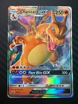 Pokemon TCG Charizard GX SM211 Hidden Fates Promo NM - Image 1