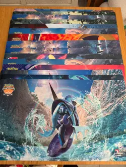 x15 (Job Lot) Pokemon TCG Regional / Special Event Playmats. - Image 1