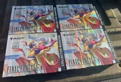 Magic: The Gathering - Final Fantasy Collector Booster Omega Box Lot of 4 - Image 1