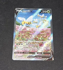 2022 Astral Radiance Holo Beedrill V Ultra Rare #161/189 - Image 1