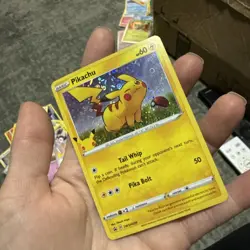 Pokemon TCG Pikachu SWSH039 Holo Promo NM/M - Image 1