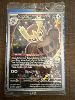 Pokemon TCG Noctowl #141 SEALED - Pokemon Promo Stellar Crown NM! - Image 1