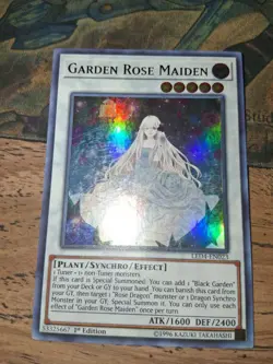 Garden Rose Maiden LED4-EN023 1st Edition Ultra Rare LP - Image 1
