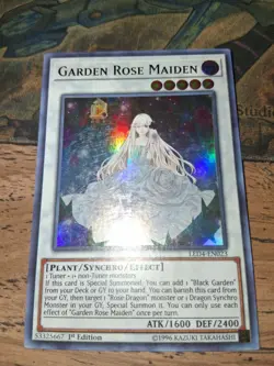 Garden Rose Maiden LED4-EN023 1st Edition Ultra Rare LP - Image 5