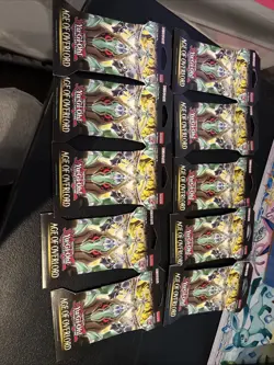 Yugioh Age Of Overlord Booster Packs Lot Of 10- New- Sealed - Image 1