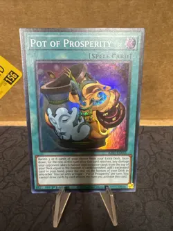 Pot of Prosperity RA01-EN066 Super Rare 1st Edition Yugioh Near Mint - Image 1