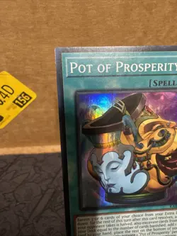 Pot of Prosperity RA01-EN066 Super Rare 1st Edition Yugioh Near Mint - Image 2
