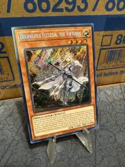 Yu-Gi-Oh! Dogmatika Ecclesia, the Virtuous 1st Edition Secret Rare RA01-EN020 NM - Image 2