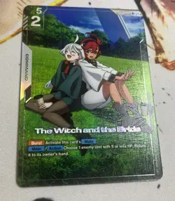 Gundam Card Game Newtype Rising GD01-117 The Witch And The Bride (R+) English - Image 1