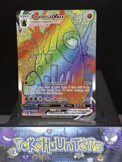 Pokemon Card Coalossal VMAX 189/185 Secret Rare Vivid Voltage Near Mint - Image 1