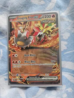 Pokemon TCG Gouging Fire EX SVP 144 Scarlet Violet Black Star Promo Card NM - Image 1