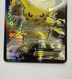 Pikachu EX XY124 XY Black Star Promo Holo Art Pokemon Card LP - Image 4