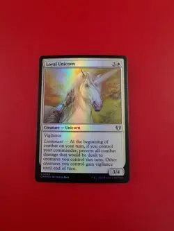 1x Loyal Unicorn | FOIL | Commander Masters | MTG Magic Cards - Image 3