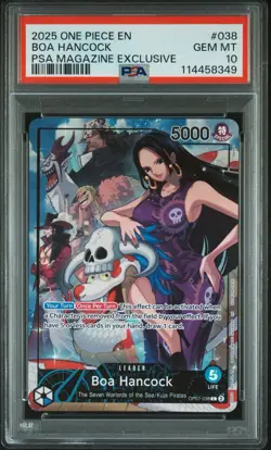 Boa Hancock (2025 PSA Magazine Promo) OP07-038 One Piece Promotion Cards Foil - Image 1