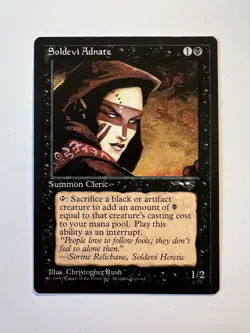 Soldevi Adnate - (60a Female) - MTG Alliances - NM - Image 1