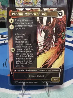 Joshua, Phoenix's Dominant (Borderless) Final Fantasy Foil - Image 2