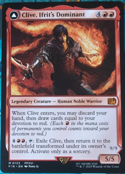 MTG Final Fantasy Clive Ifrits Dominant Non Foil M 0133 NM - Image 1