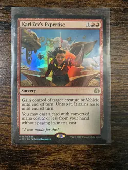 MTG Foil Kari Zev's Expertise Never Played - Image 1