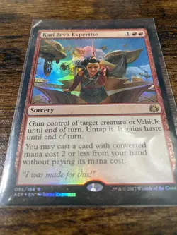 MTG Foil Kari Zev's Expertise Never Played - Image 2
