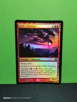 FOIL Hell's Thunder / Donner der Holle - MTG Magic - Image 1