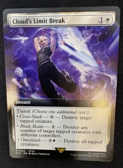 2025 Magic Final Fantasy Cloud's Limit Break Rare Art Foil #0103 - Image 1