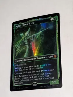 Nylea, Keen-Eyed - Showcase Foil - LP/EX - Theros Beyond Death - THB 266 - MTG - Image 1
