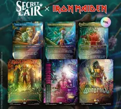 MTG SECRET LAIR Iron Maiden Eddie Unchained Rainbow Foil Edition/BRAND NEW - Image 1