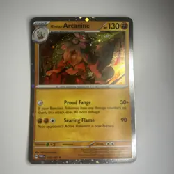 Hisuian Arcanine - Cosmos Holo Rare 100/167 NM Pokemon TCG - Image 1