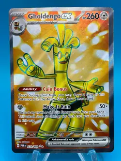 Gholdengo ex 231/182 Full Art Ultra Rare - 2023 Pokemon Paradox Rift NM - Image 1