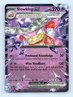 2023 Scarlet & Violet Series - Paldea Evolved Slowking ex Double Rare #86 - Image 1