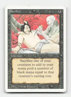Sacrifice Beta Edition # Magic the Gathering Uncommon - Image 1