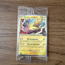FRENCH Pokemon Team Rockets Electhor GameStop Promo - Sealed Zapdos 070/182 - Image 1